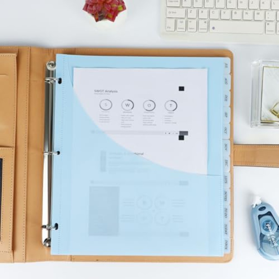 A4 Binder Dividers with Pocket - مراجعة Tab Divider A4 وسعره