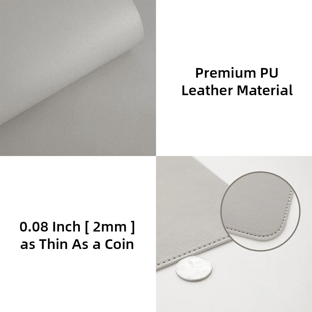 1 Pcs Large Size 60*30mm Offic - مراجعة Leather Desk Pad وسعره