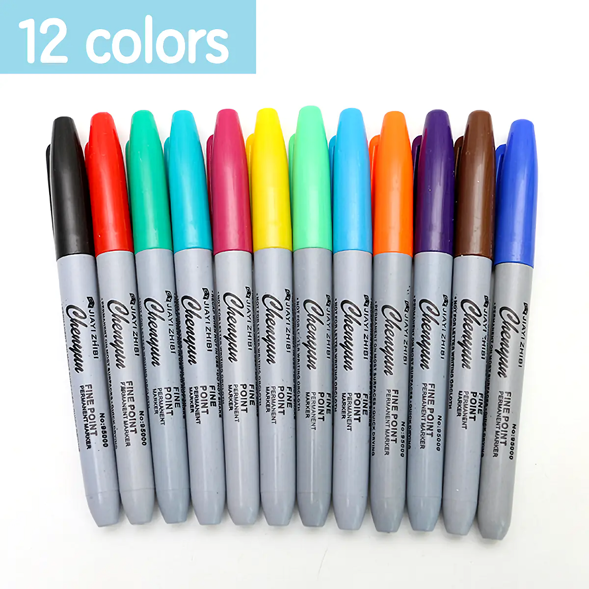 12PCS Permanent Fine Point Pen - مراجعة Correction Pen Fine وسعره