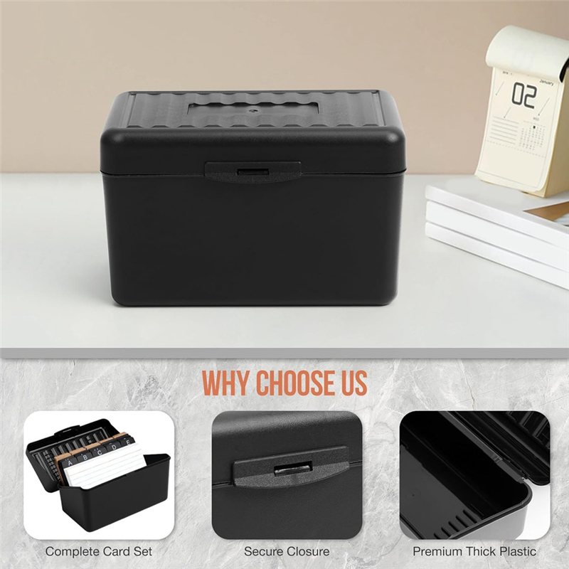 3Inchx5inch Index Card Holder  - مراجعة Card Index Box وسعره