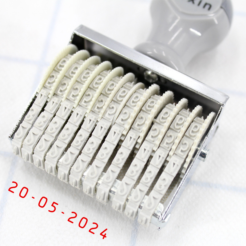 Portable 8/10 Digits Number St - مراجعة Rubber Date Stamp وسعره