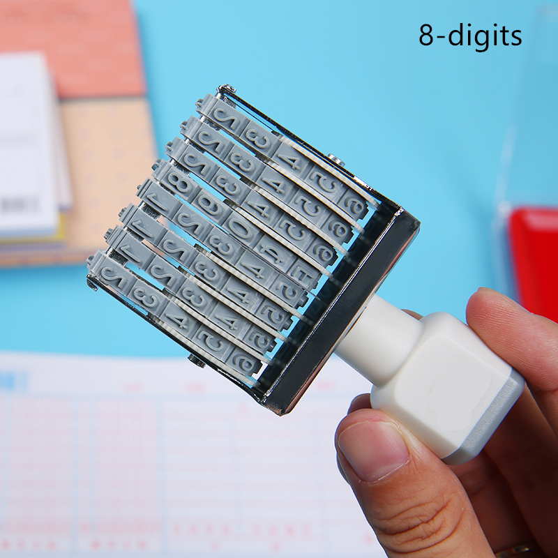 Portable 8/10 Digits Number St - مراجعة Rubber Date Stamp وسعره