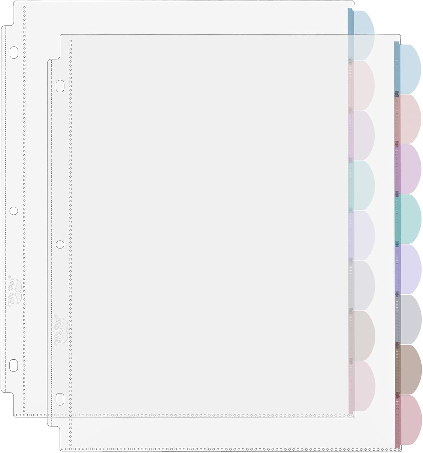 A4 Clear Sheet Protectors with - مراجعة Tab Divider A4 وسعره