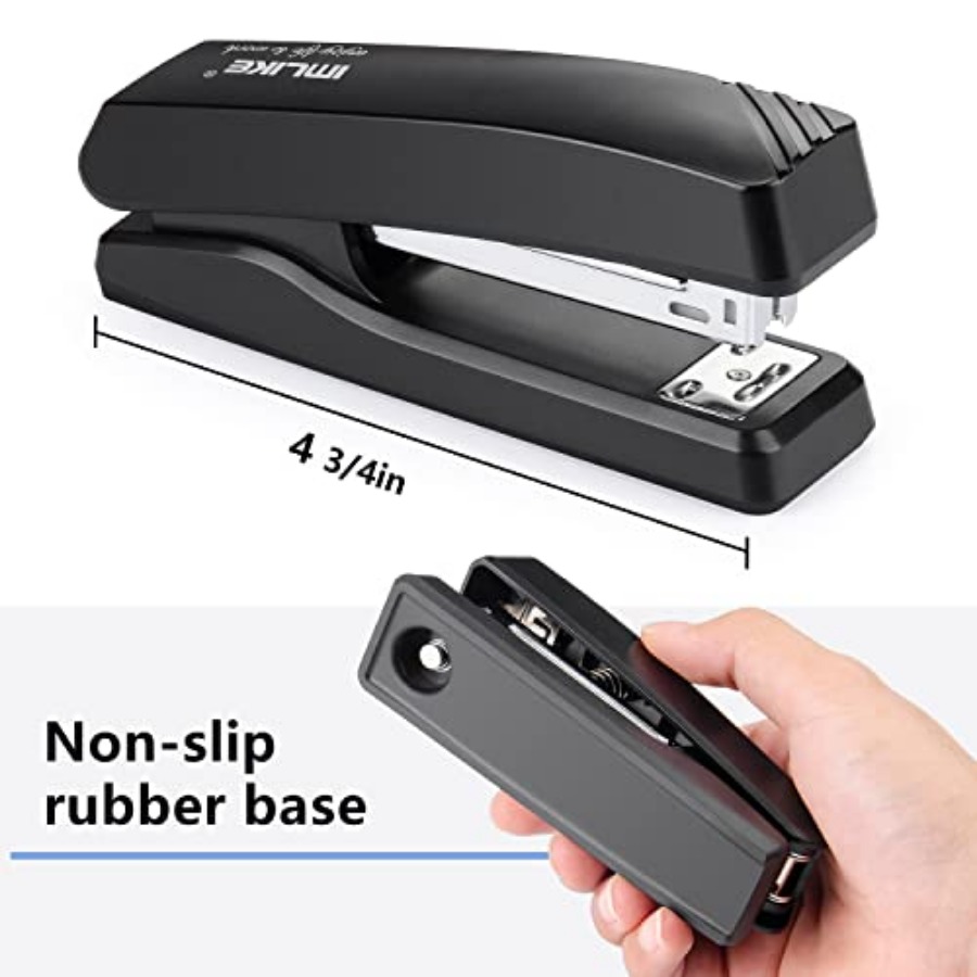 Desktop Office Stapler with 20 - مراجعة Stapler Half Strip وسعره
