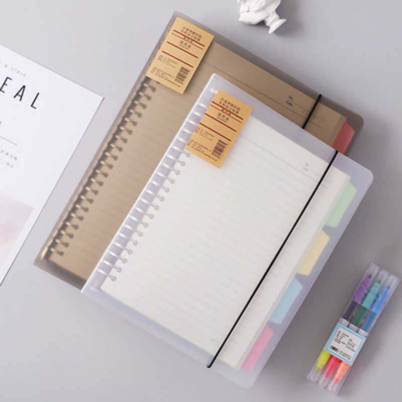 A4/B5/A5 Loose Leaf Refill Bin - مراجعة Binder A4 Lever وسعره