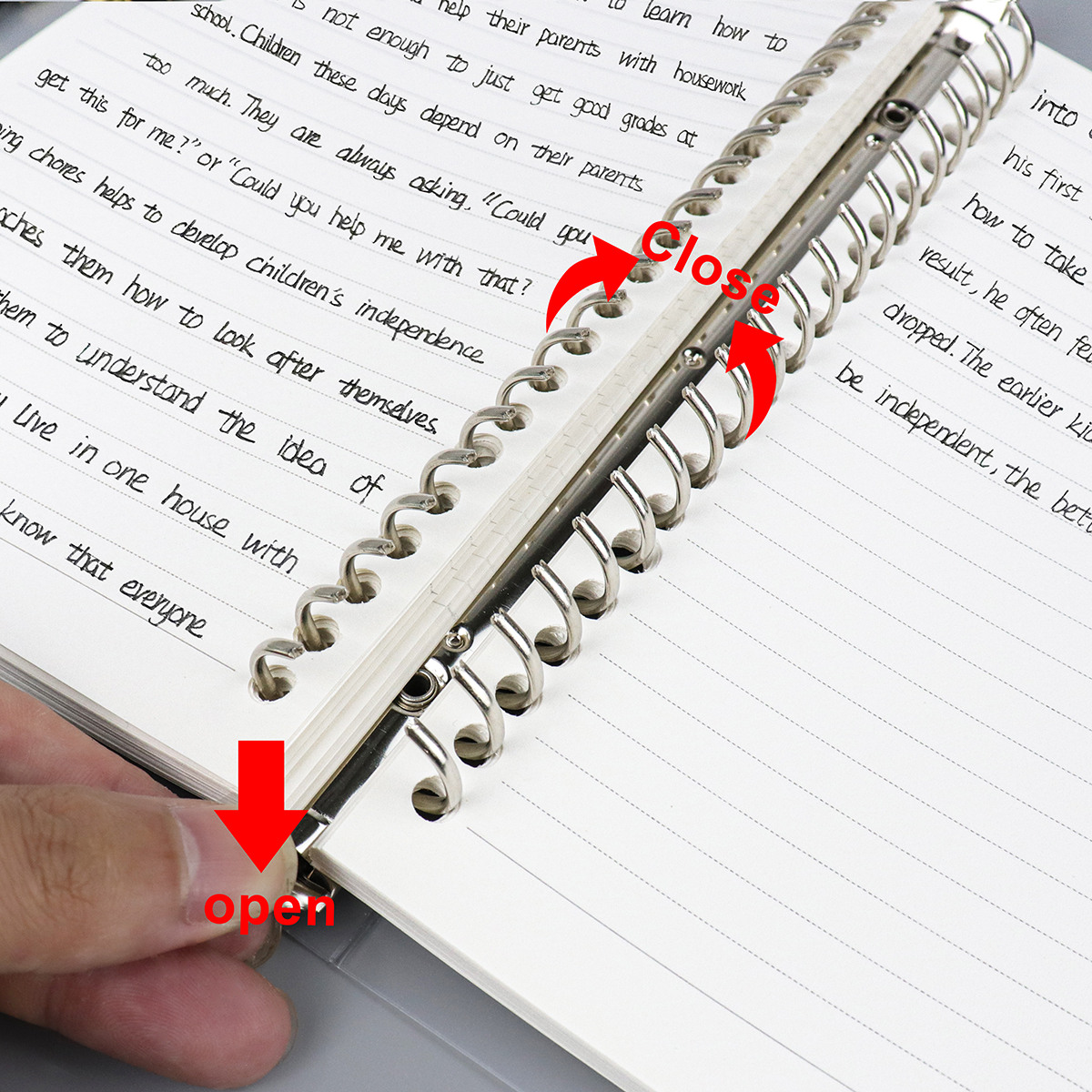 A4/B5/A5 Loose Leaf Refill Bin - مراجعة Binder A4 Lever وسعره