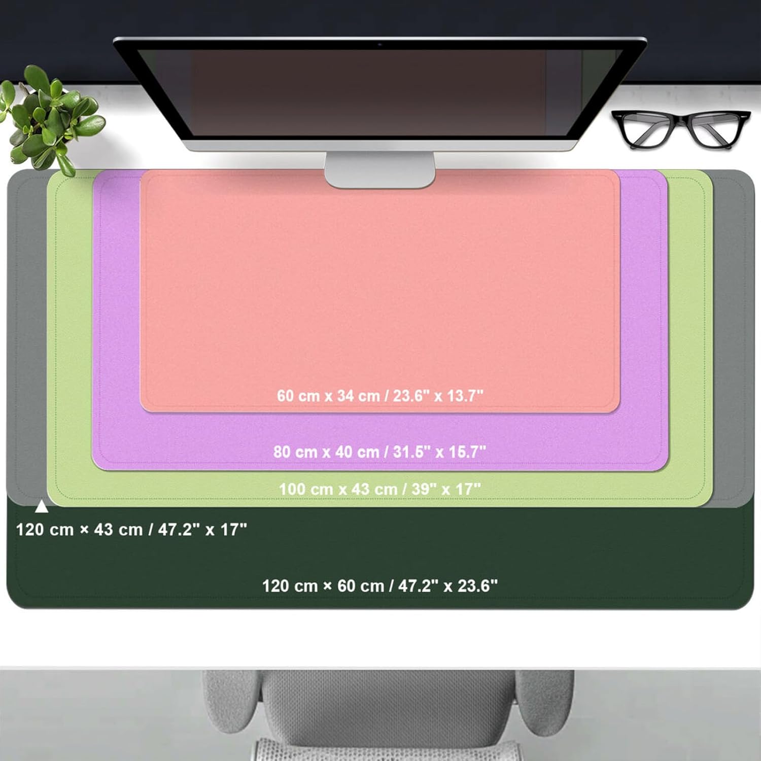 Large Leather Desk Pad Protect - مراجعة Leather Desk Pad وسعره