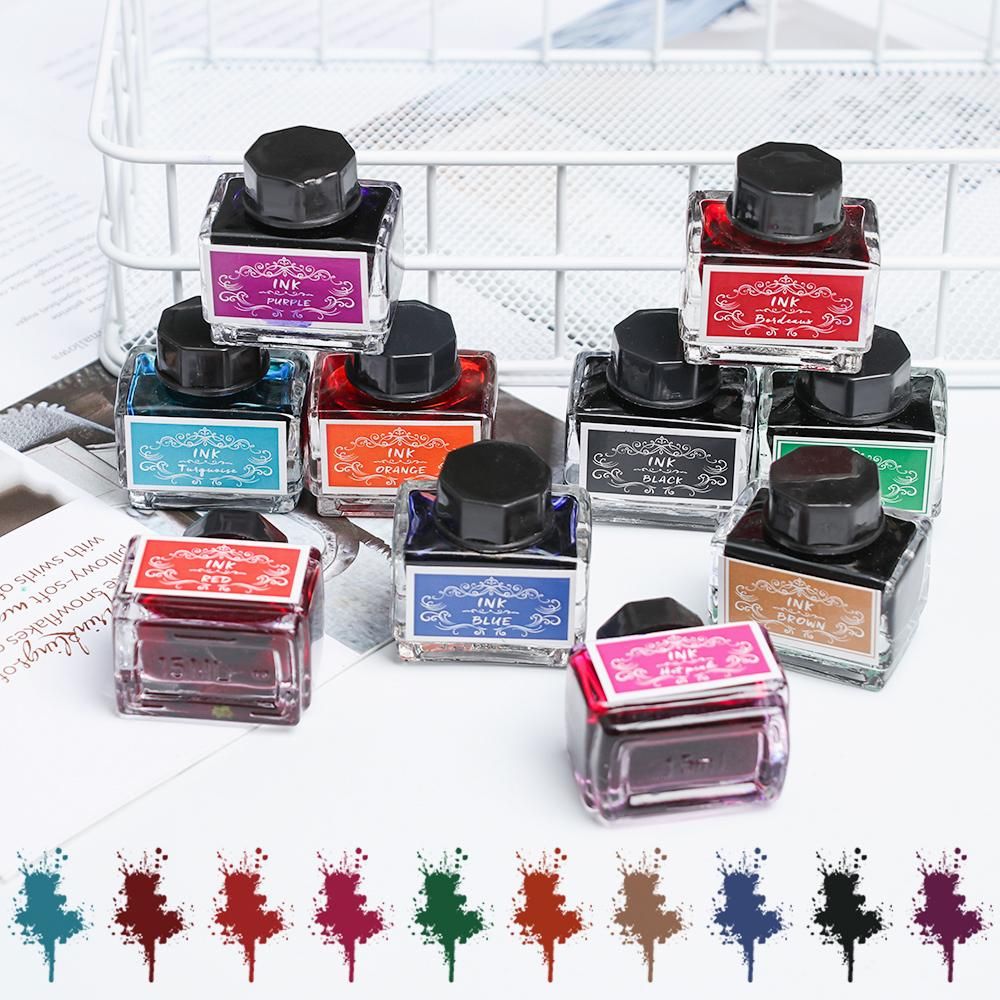 Carbon-free Ink For Fountain P - مراجعة Fountain Pen Bottled Ink وسعره