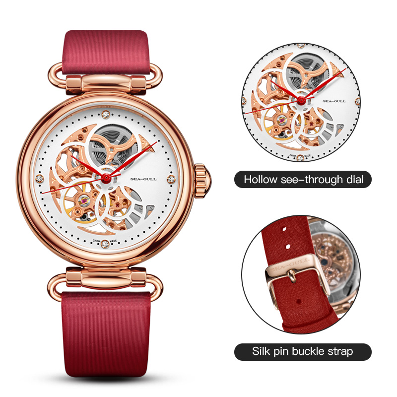Seagull Openwork Dial Mechanic - مراجعة Paper Weight Crystal وسعره