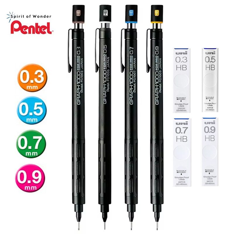 Pentel PG1000 Graph For PRO Bl - مراجعة Mechanical Pencil 0.3 وسعره