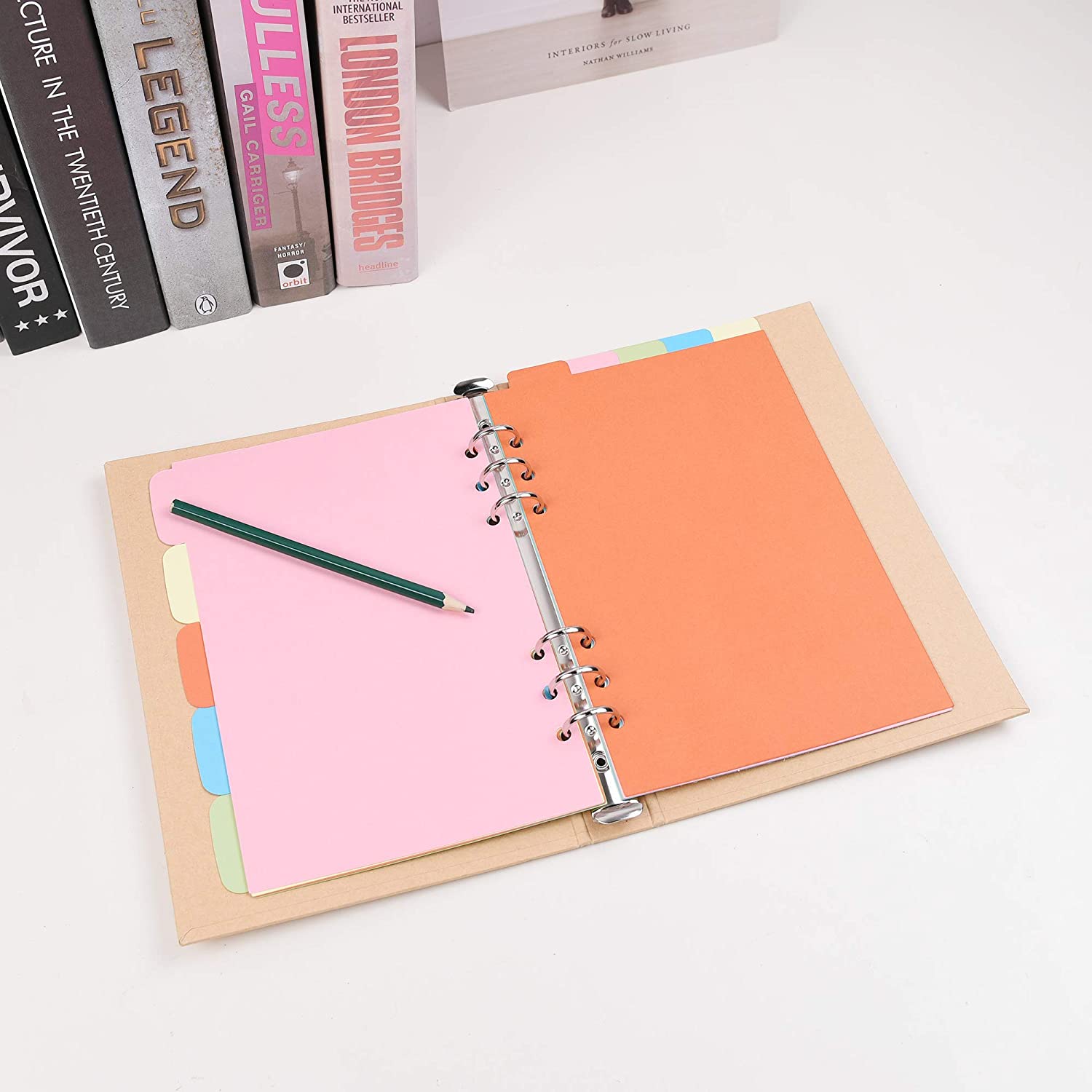 A5/A6/A7/B5/A4 Paper Divider I - مراجعة Tab Divider A4 وسعره