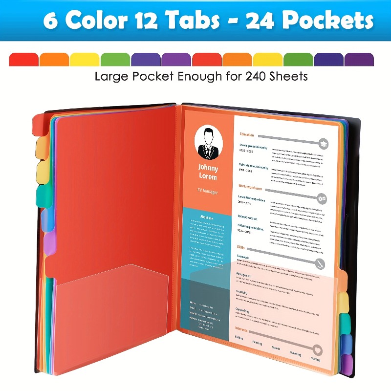 1Pc Black/White Cover Multi-La - مراجعة Tab Divider A4 وسعره