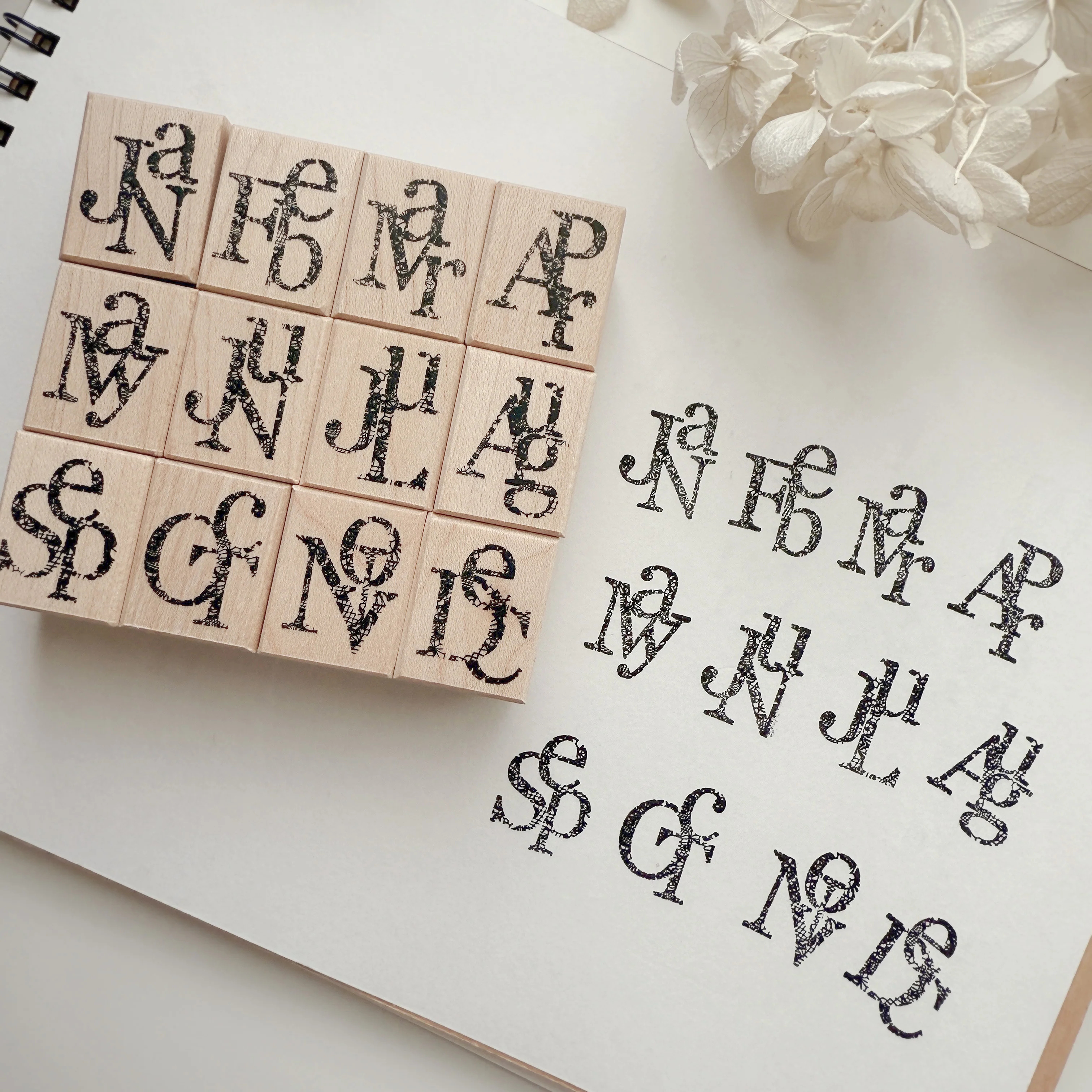 Journal Pages Vintage Month Wh - مراجعة Rubber Date Stamp وسعره