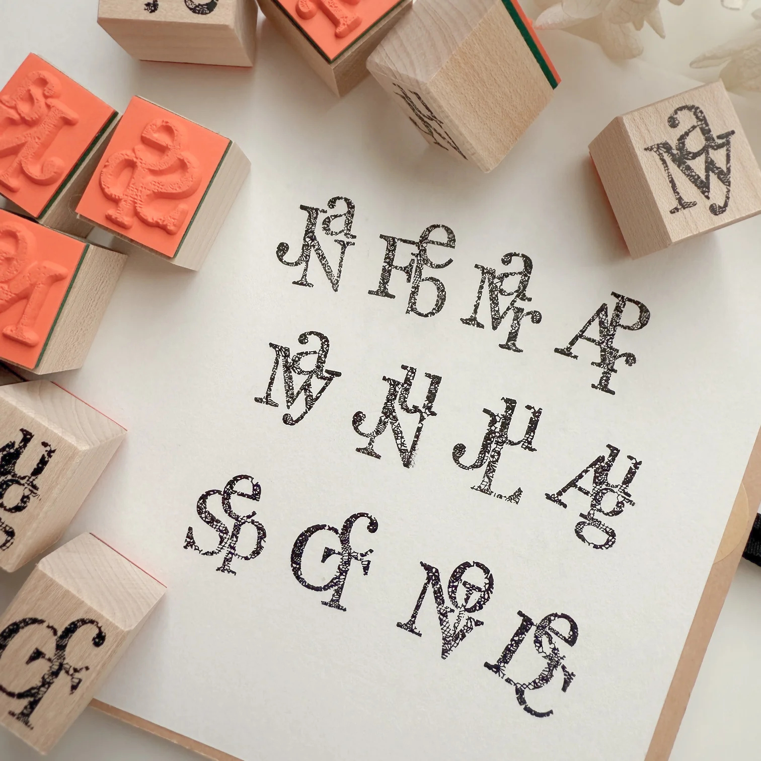 Journal Pages Vintage Month Wh - مراجعة Rubber Date Stamp وسعره