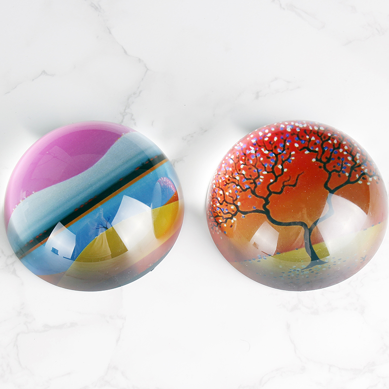 Custom Crystal Hemisphere Glas - مراجعة Paper Weight Crystal وسعره