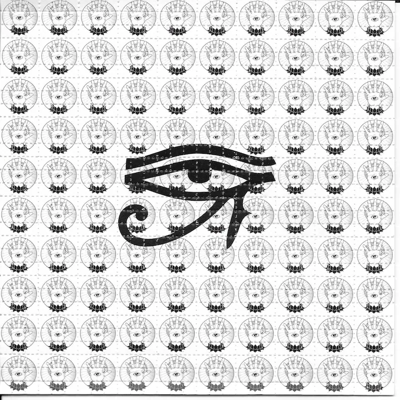 Eye of Providence Psychedelic  - مراجعة Ink Blotter Paper وسعره