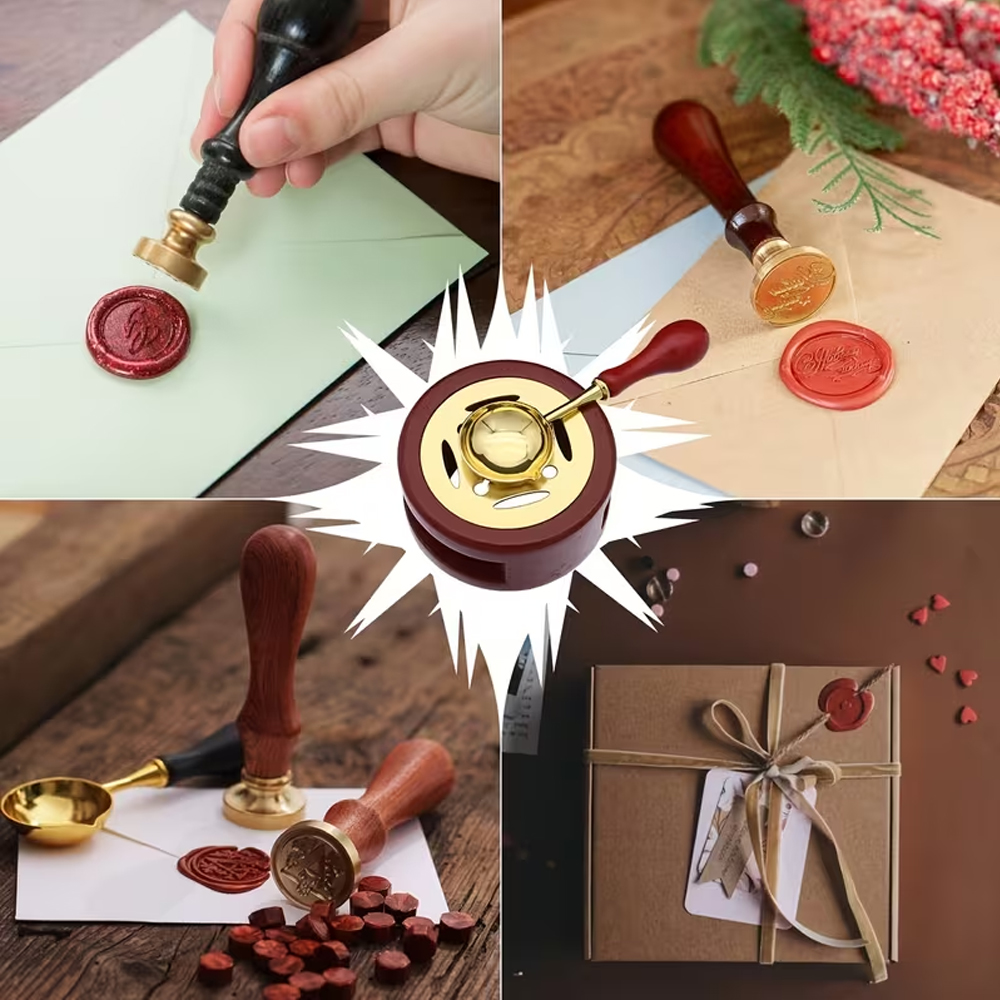 Personalized Wax Seal Stamp Ki - مراجعة Wax Seal Stamp Set وسعره