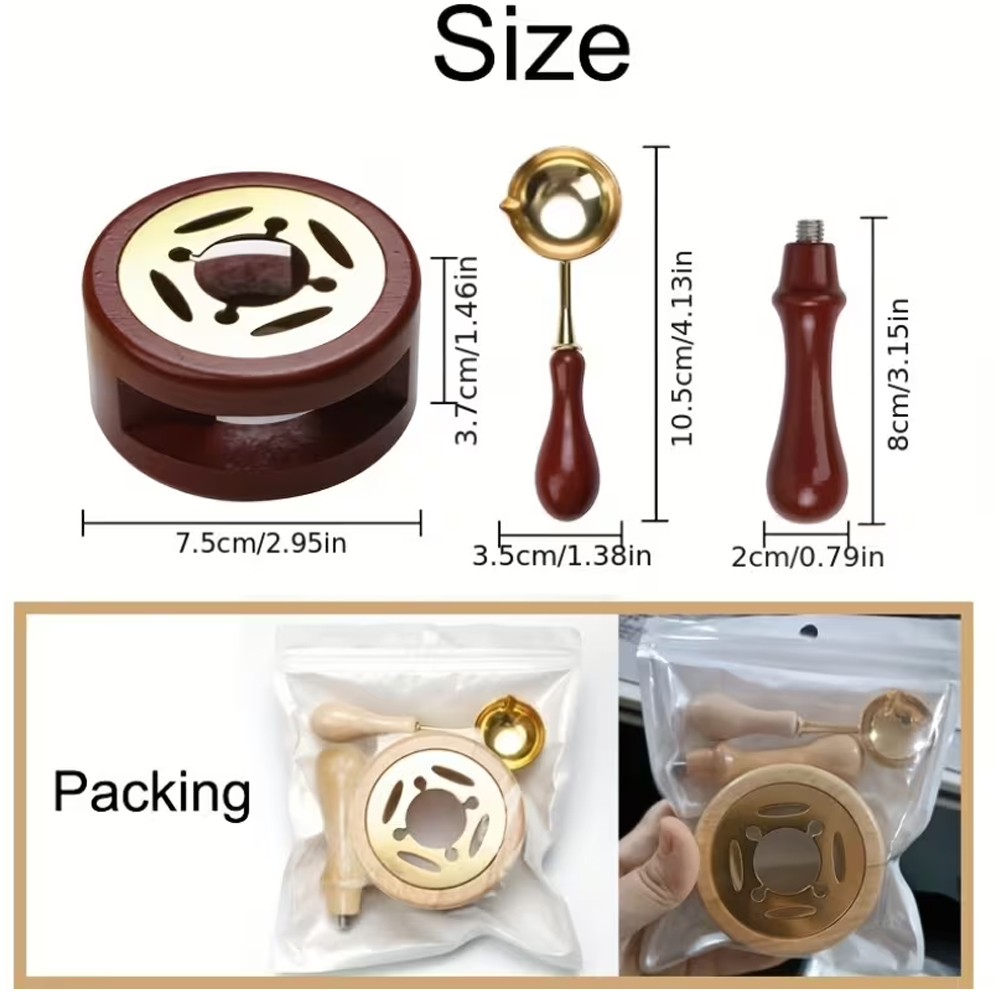 Personalized Wax Seal Stamp Ki - مراجعة Wax Seal Stamp Set وسعره