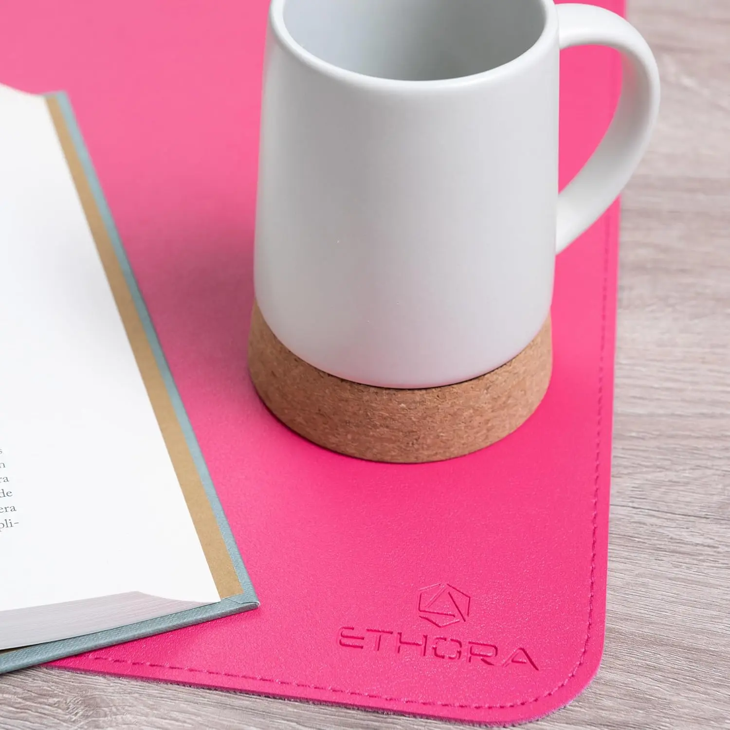Desk Mat with Non-Slip Suede B - مراجعة Leather Desk Pad وسعره