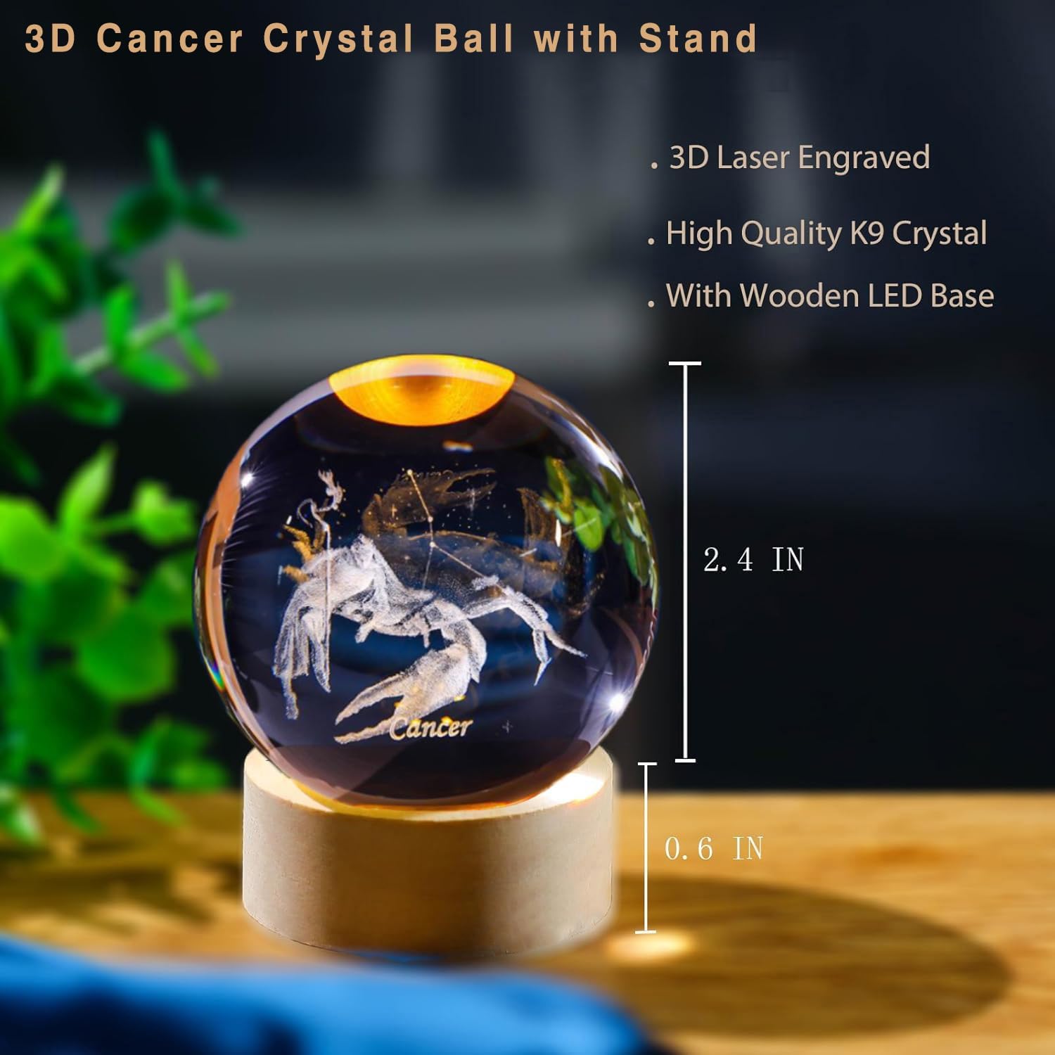 3D Cancer Constellation Crysta - مراجعة Paper Weight Crystal وسعره