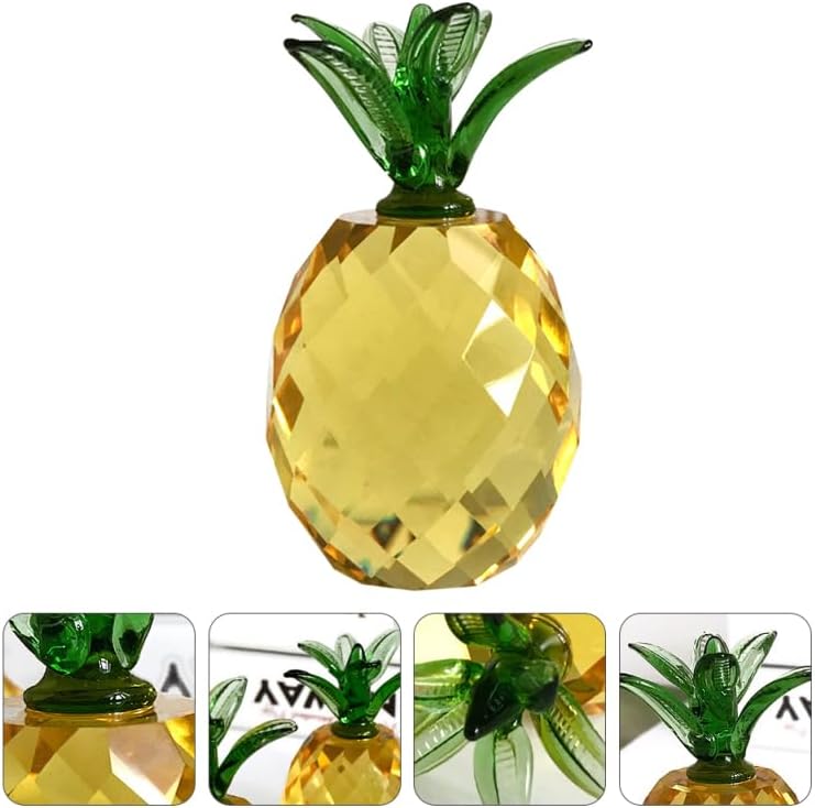 Crystal fruit Paperweight with - مراجعة Paper Weight Crystal وسعره