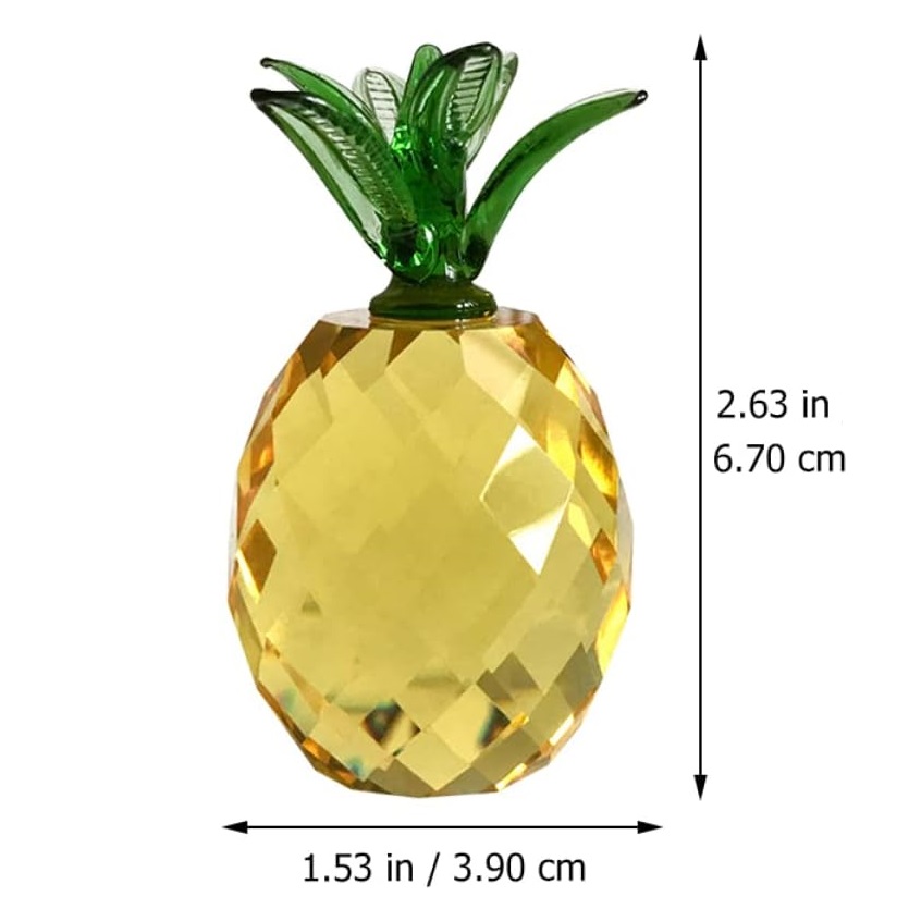 Crystal fruit Paperweight with - مراجعة Paper Weight Crystal وسعره