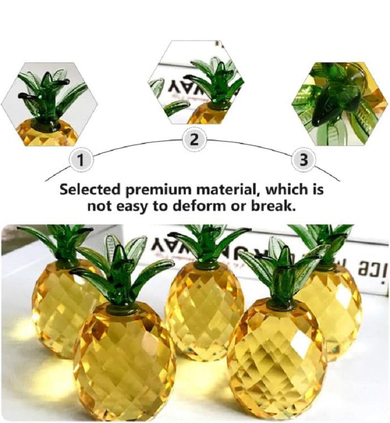 Crystal fruit Paperweight with - مراجعة Paper Weight Crystal وسعره