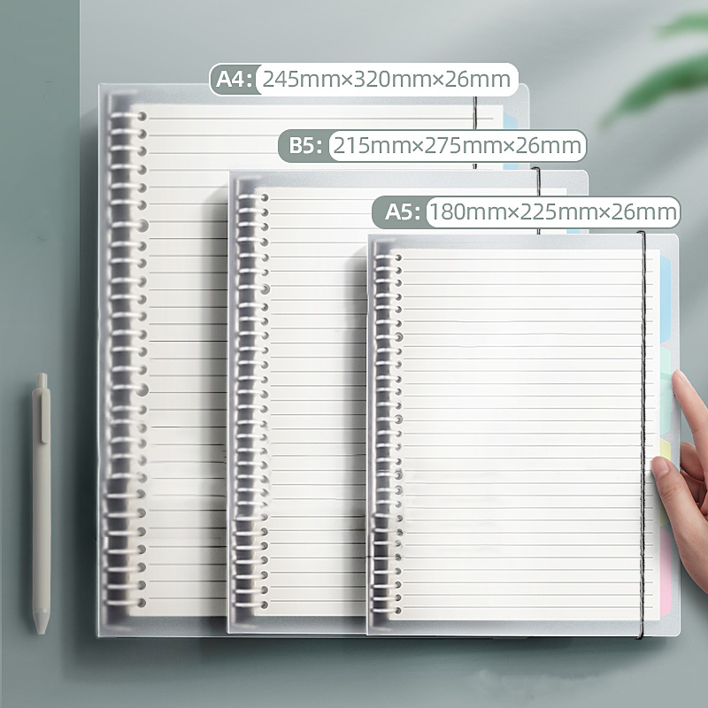 A5/B5/A4 Binder Notebooks Loos - مراجعة Binder A4 Lever وسعره