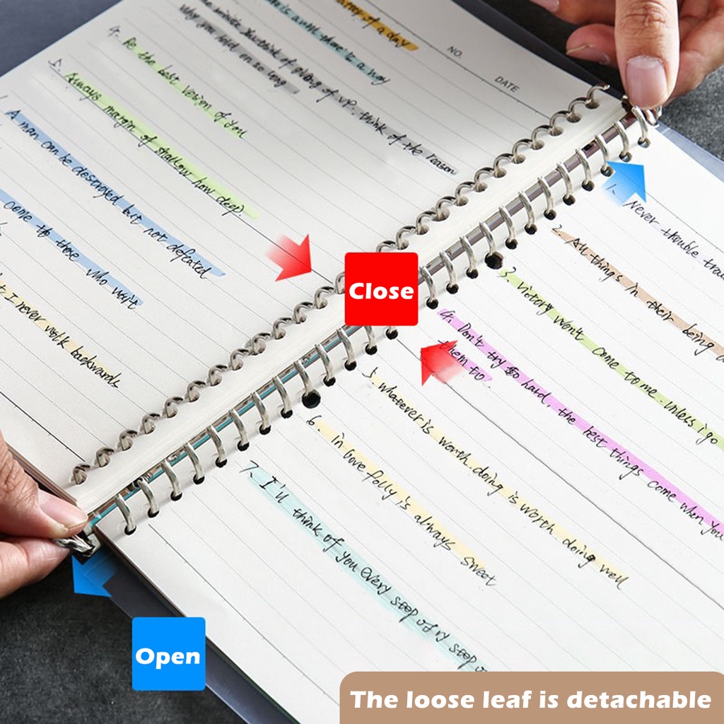 A5/B5/A4 Binder Notebooks Loos - مراجعة Binder A4 Lever وسعره