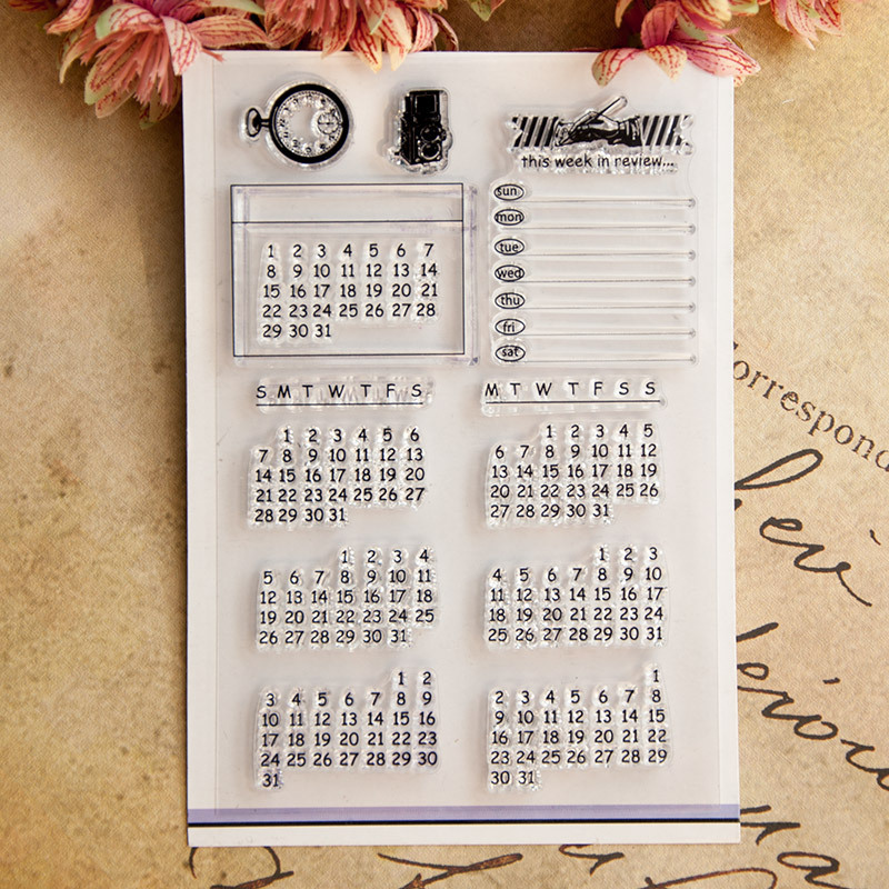 Date Week Month Number Symbol  - مراجعة Rubber Date Stamp وسعره