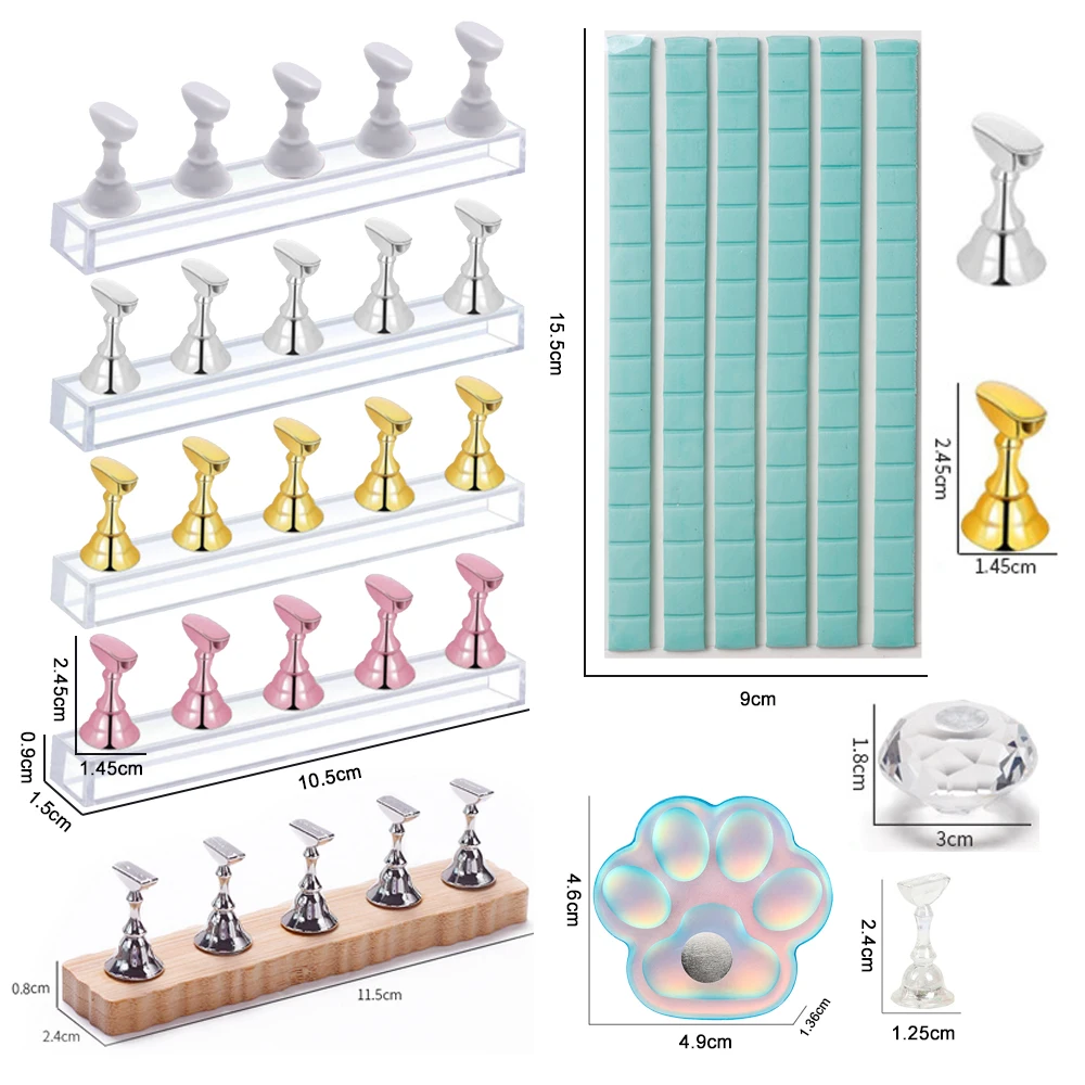 5PCS/Pack Chess Magnetic Nail  - مراجعة Gel Refill Pack وسعره