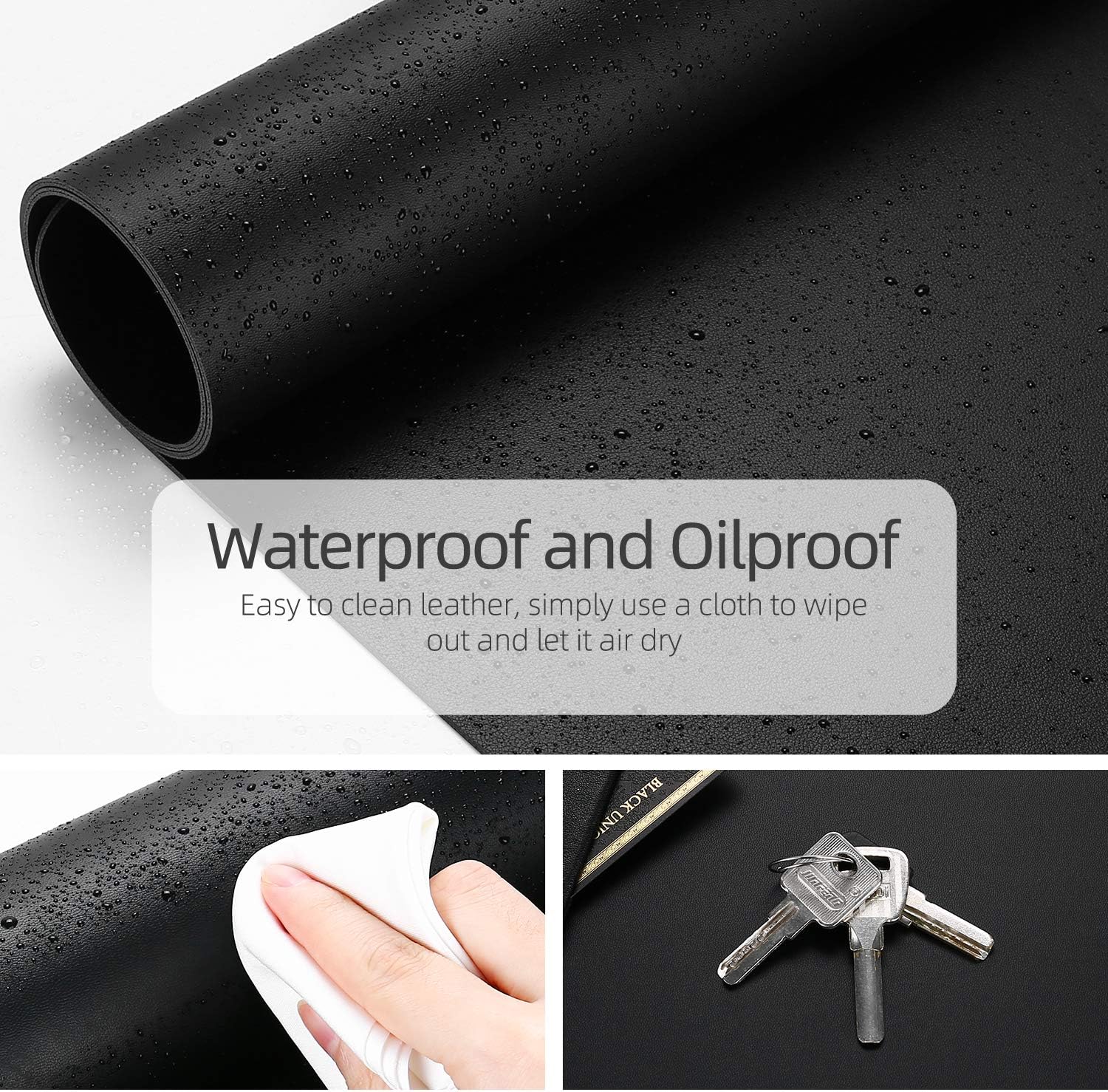 Dual-Sided Desk Pad Protector, - مراجعة Leather Desk Pad وسعره