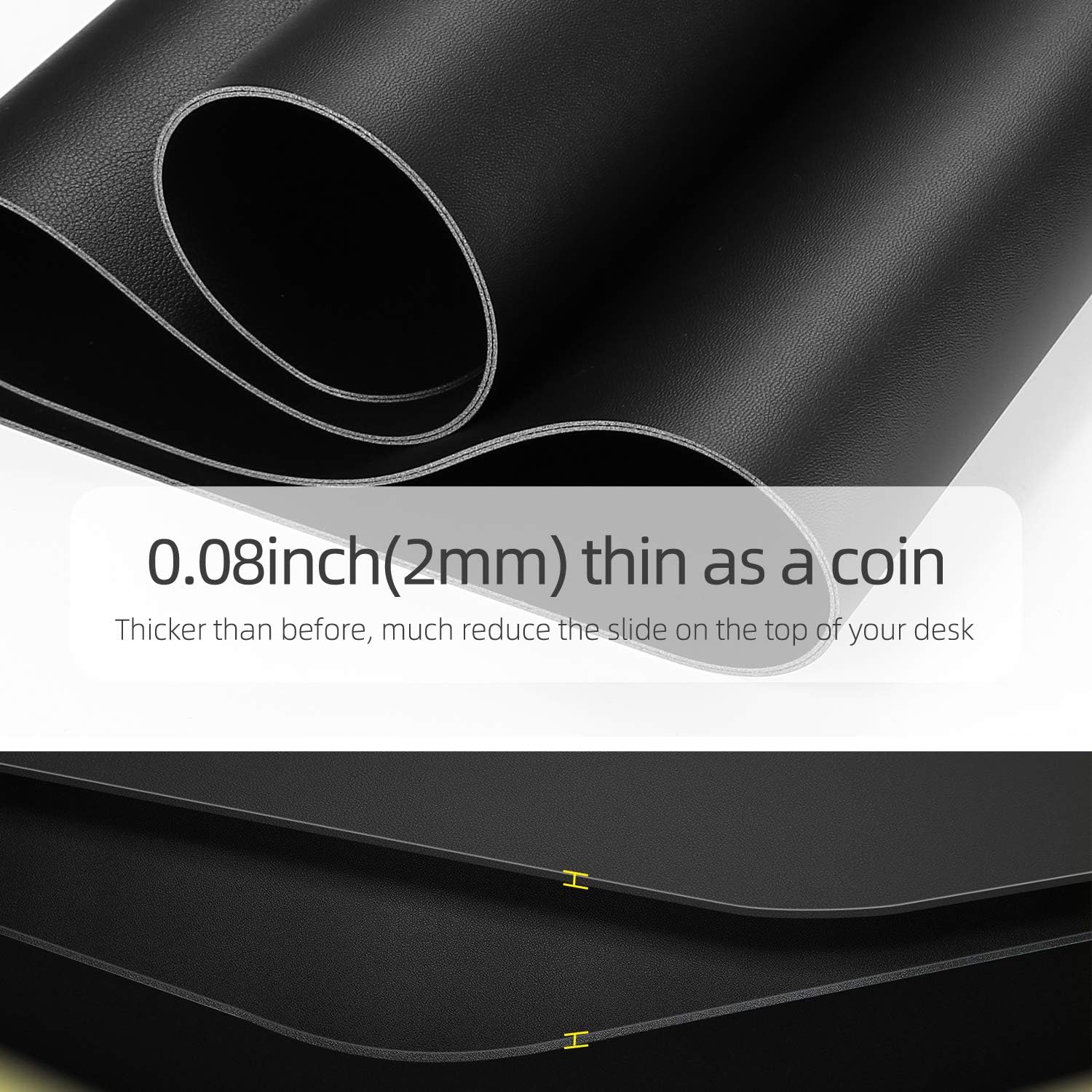 Dual-Sided Desk Pad Protector, - مراجعة Leather Desk Pad وسعره