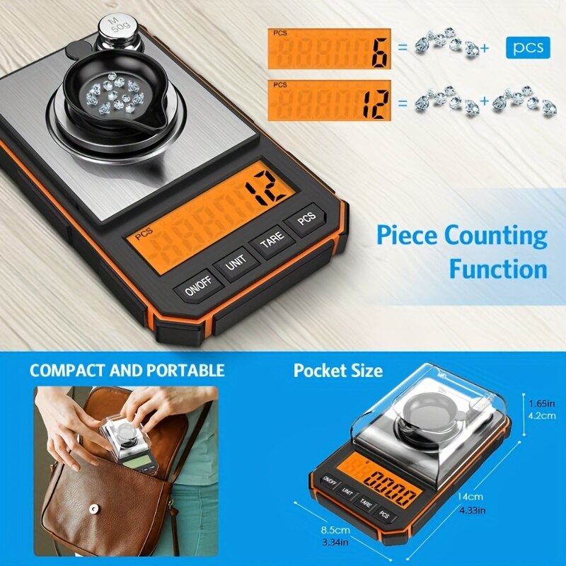 1pc 0.001g Professional Jewelr - مراجعة Tape Dispenser Weighted وسعره
