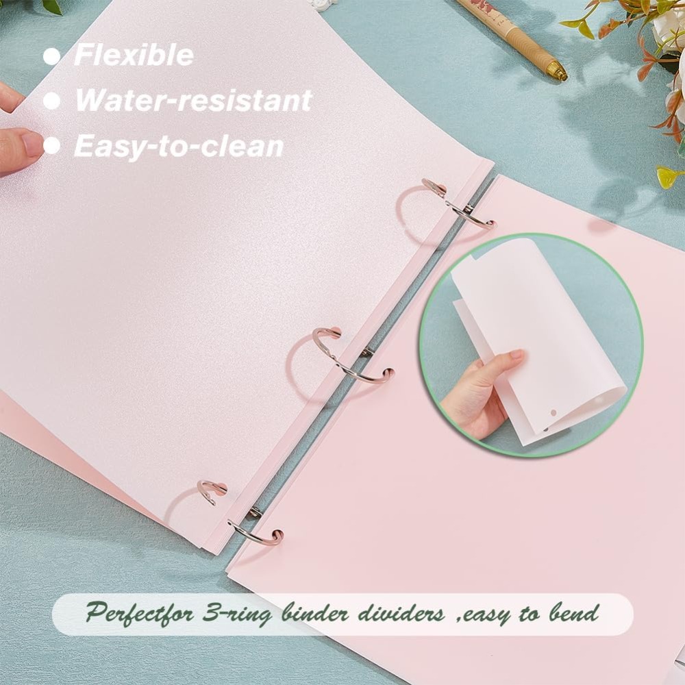 16 Sheets 3 Ring A4 Pink Binde - مراجعة Tab Divider A4 وسعره