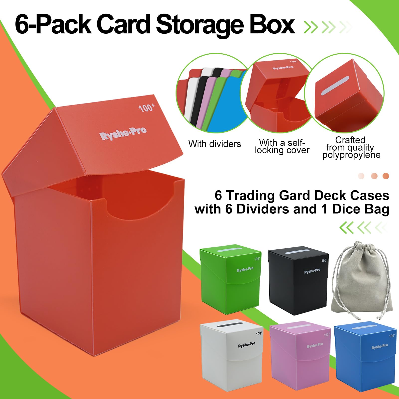 TCG Deck Box for 100+ Cards Co - مراجعة Card Index Box وسعره
