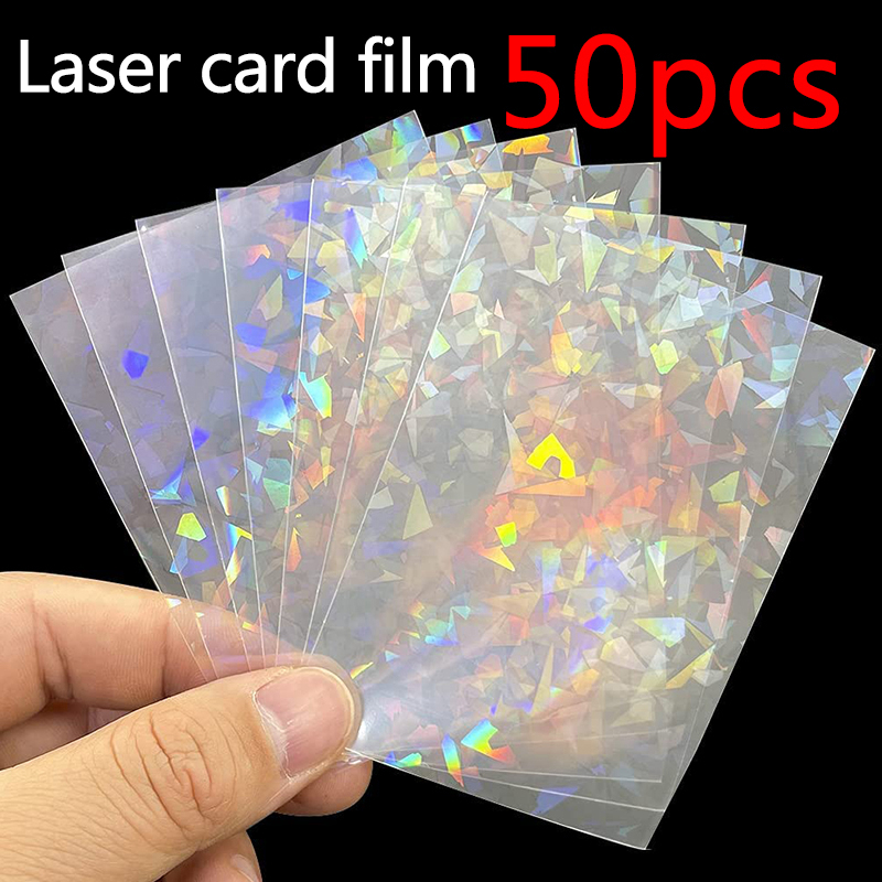 50pcs Soft Trading Laser Card  - مراجعة Card Index Box وسعره