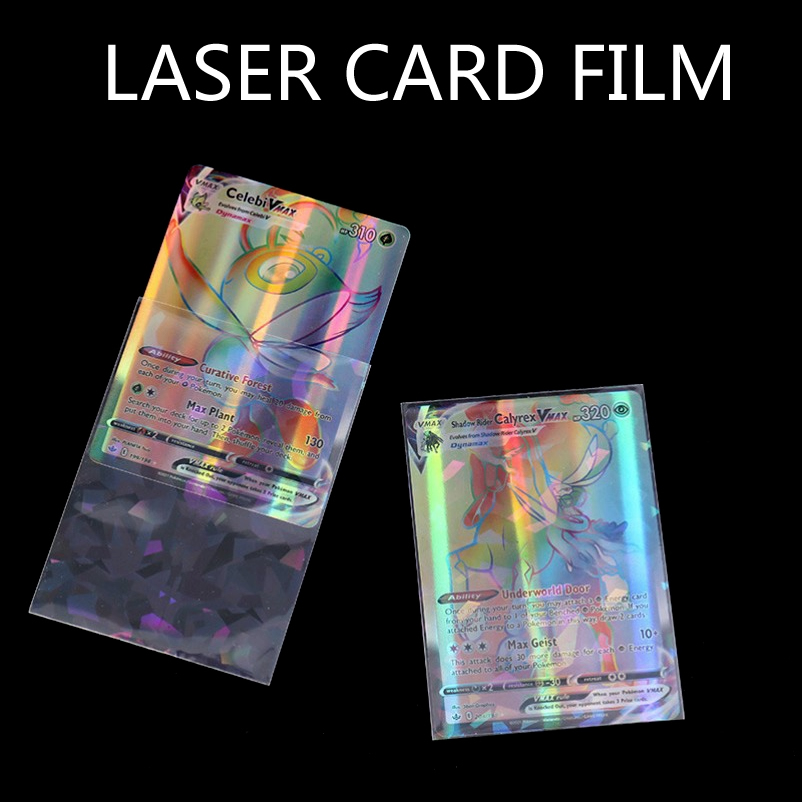 50pcs Soft Trading Laser Card  - مراجعة Card Index Box وسعره