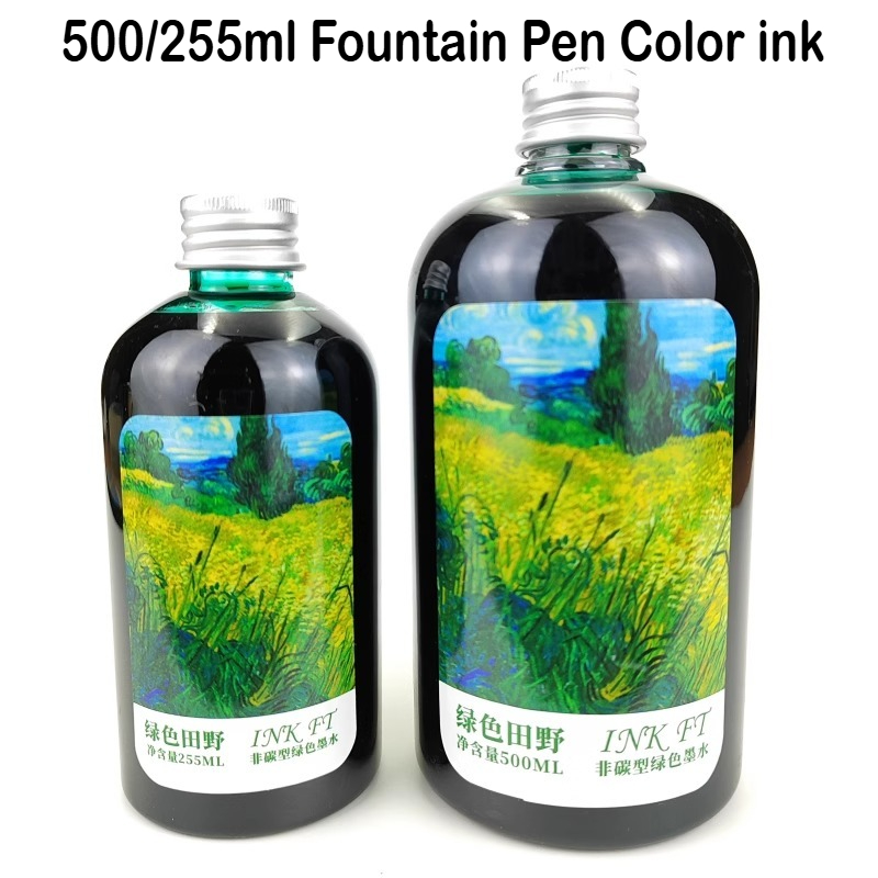 500ml/255/50ml 24 Colors Bottl - مراجعة Fountain Pen Bottled Ink وسعره