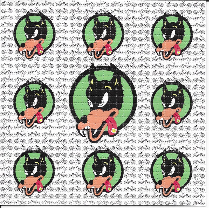 Dire Wolf Psychedelic LSD Acid - مراجعة Ink Blotter Paper وسعره