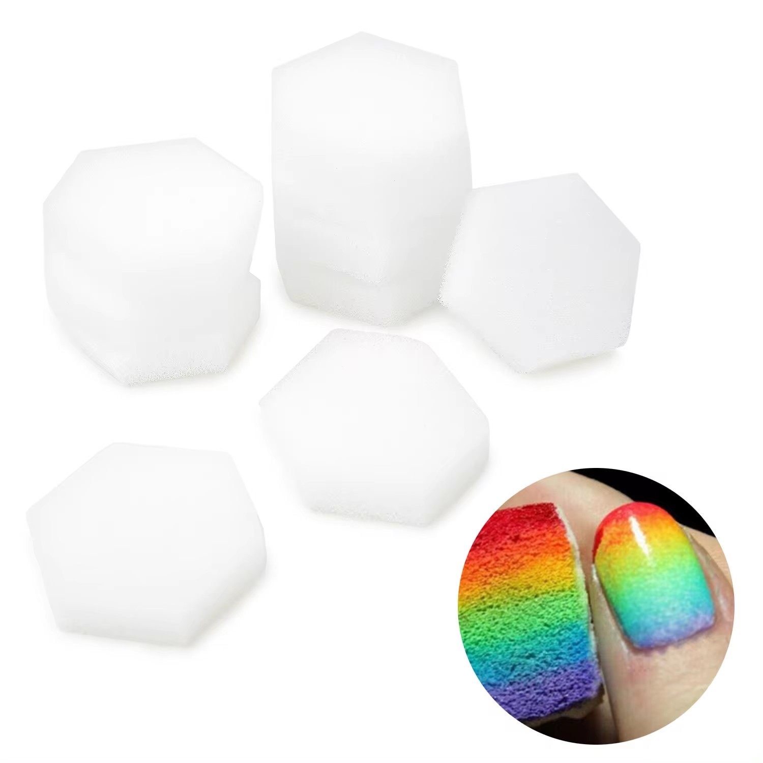 80Pcs Hexagon Soft Sponges, Li - مراجعة Gel Refill Pack وسعره