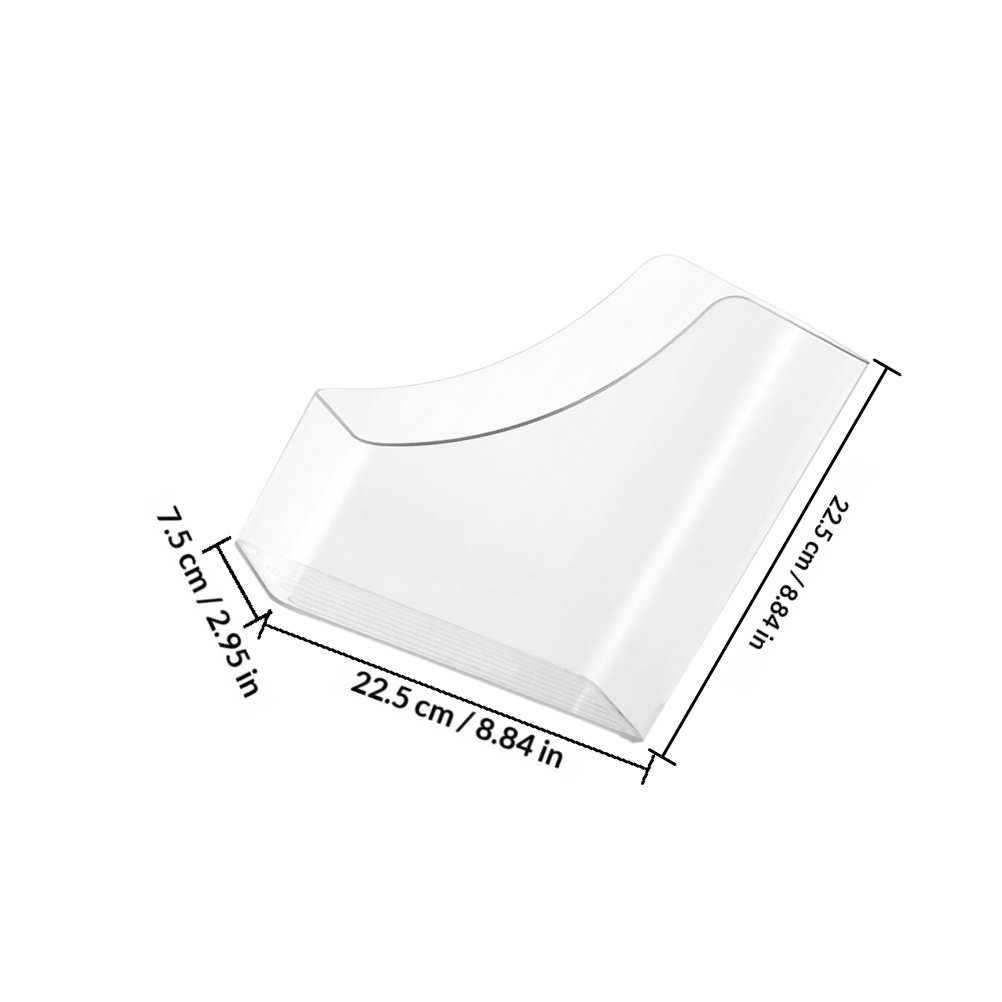 2Pcs Clear File Organizer Desk - مراجعة Magazine Holder Rack وسعره