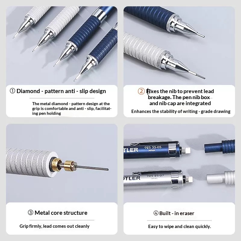 Staedtler 925 Full Metal Draft - مراجعة Mechanical Pencil 0.3 وسعره