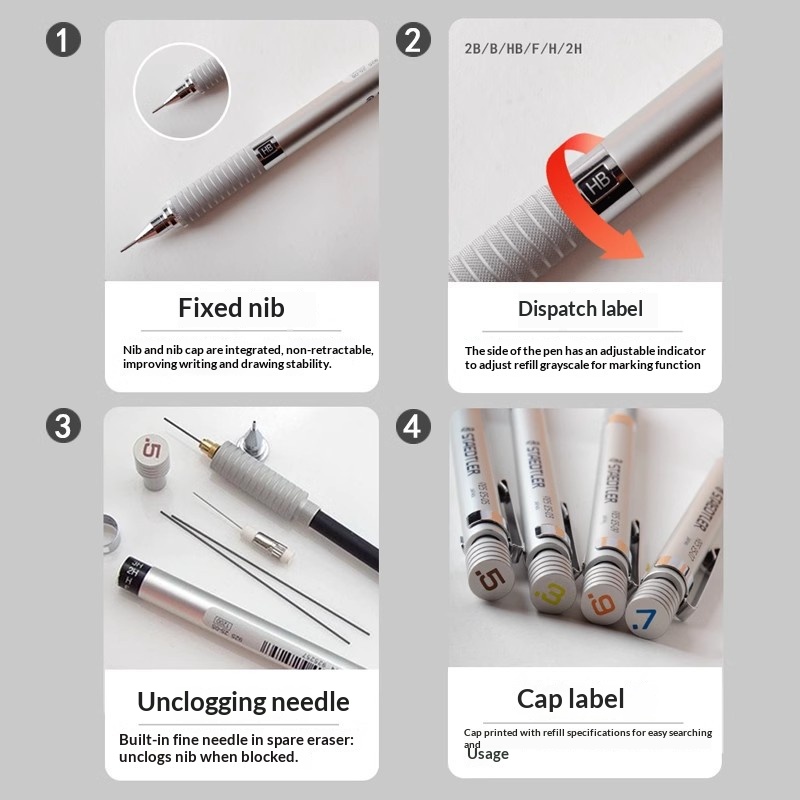 Staedtler 925 Full Metal Draft - مراجعة Mechanical Pencil 0.3 وسعره