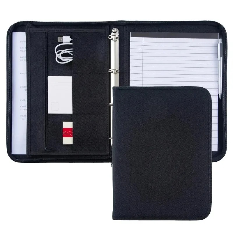 Large Black Business Portfolio - مراجعة Binder A4 Lever وسعره