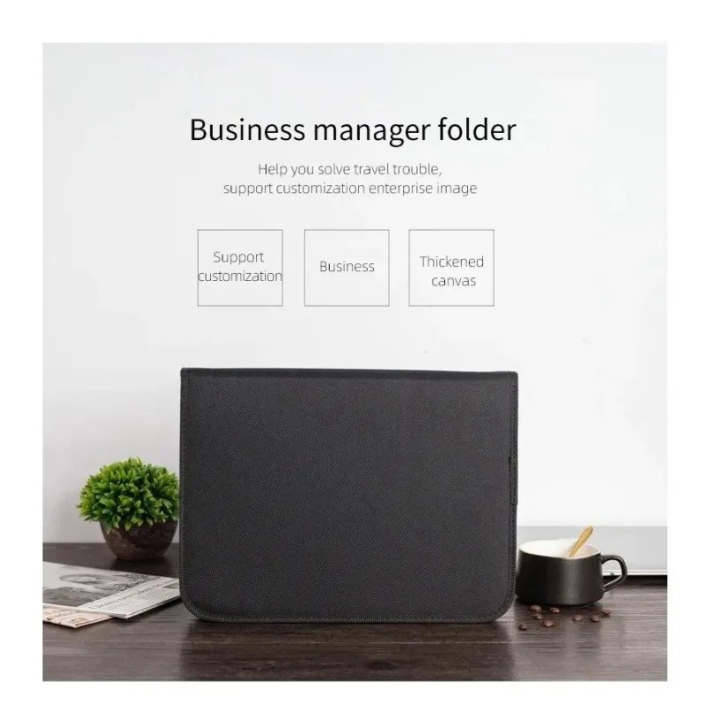 Large Black Business Portfolio - مراجعة Binder A4 Lever وسعره