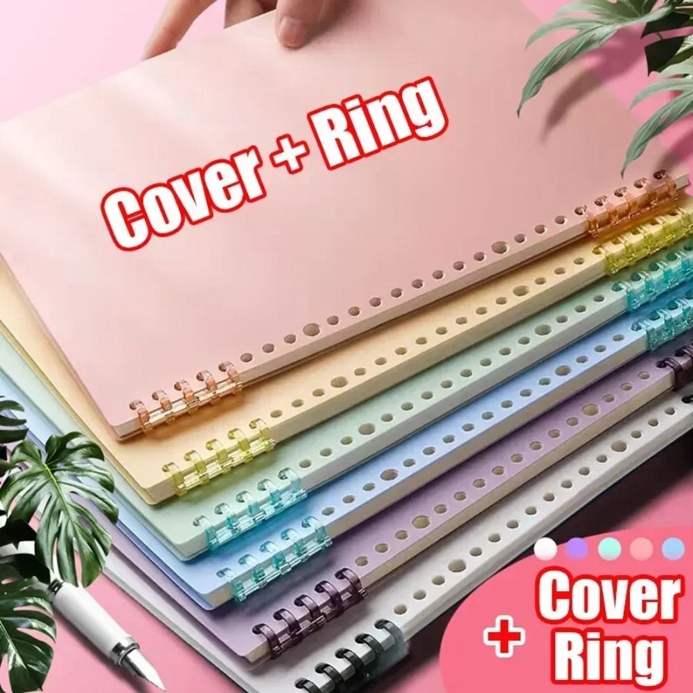 4Pcs PP Loose-leaf Book Cover  - مراجعة Binder A4 Lever وسعره