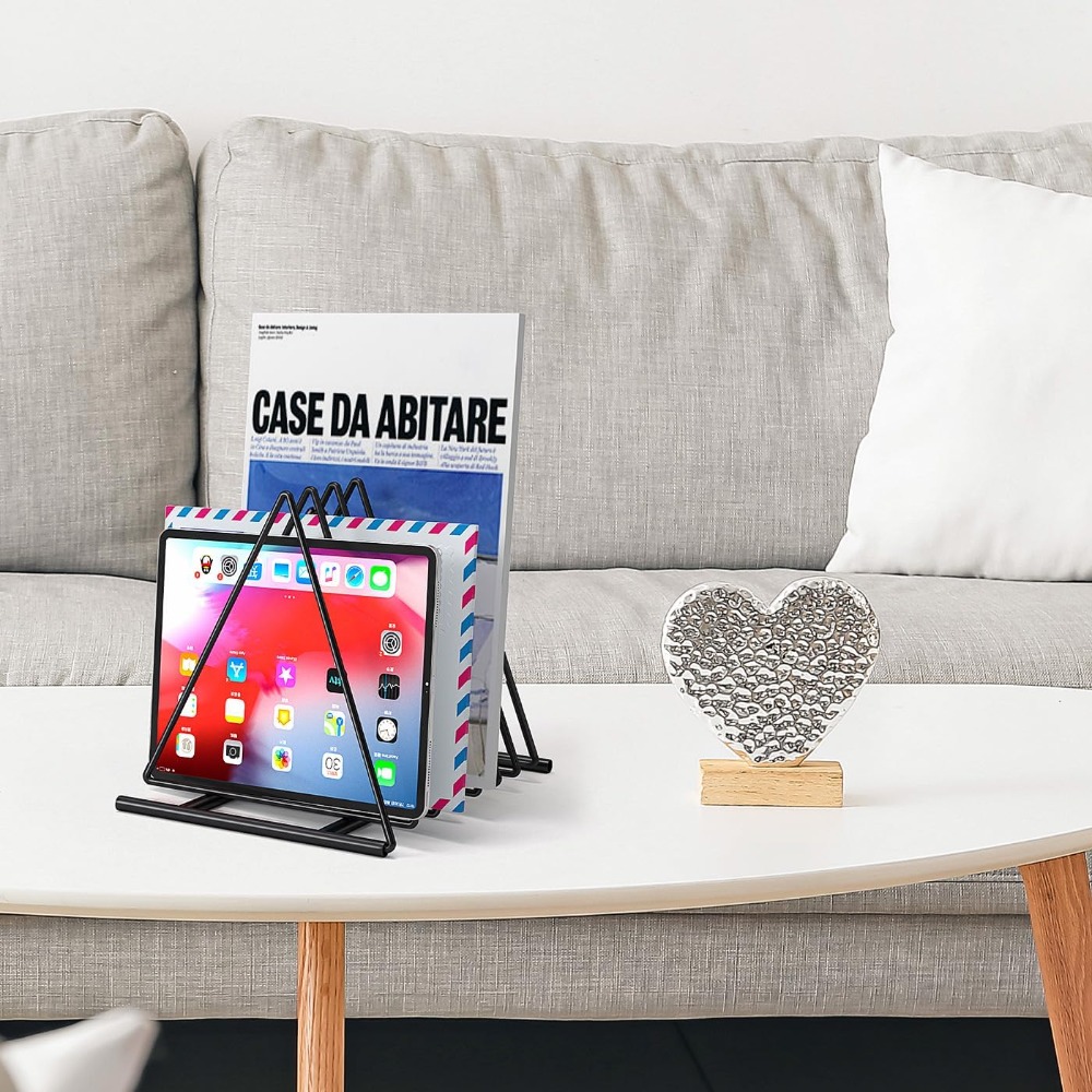 Triangle Desk File Organizer,  - مراجعة Magazine Holder Rack وسعره