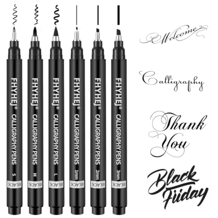 Calligraphy Pen, 6 Size Callig - مراجعة Archive Box Set وسعره