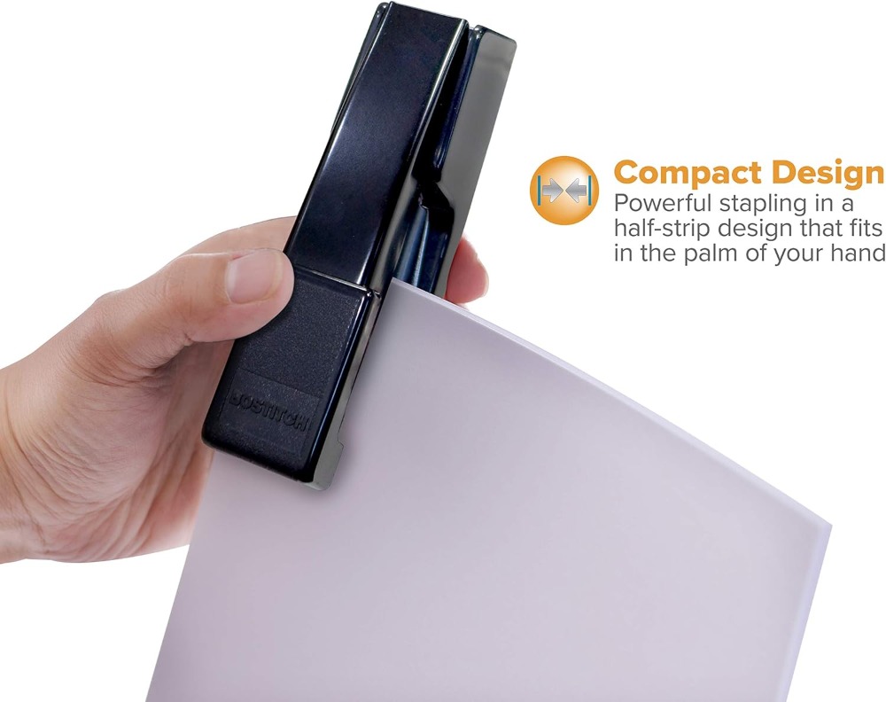 Executive Compact Stapler, 20  - مراجعة Stapler Half Strip وسعره